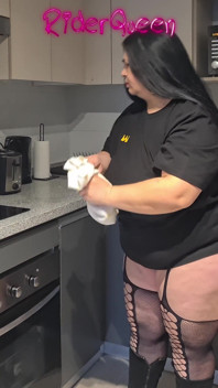 Fuking do Riderqueen Wielkiego tyłka Latynoski BBW MILF