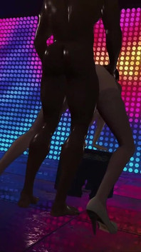 3 boyutlu ateşli olgun orta yaşlı seksi kadın striptizci büyük zenci yarağıyla aldatıyor