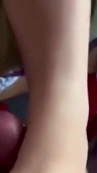 Selbstgedrehter footjob