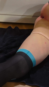 Femboy Miku Gapes Their Rabbit Hole with Deep Anal Dildo