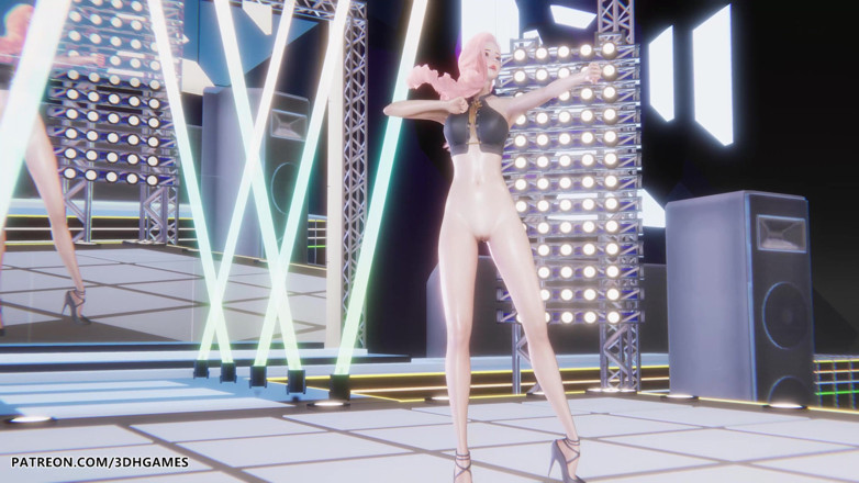 3D-Hentai Games: Mmd Dua Kali - Saya tidak boleh menghentikan saya Liga Striptis...