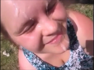 Sadee Rain: Hot cum facial compilation with huge load of cum