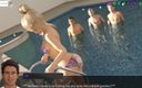 Porny Games: Büyü kitabı - havuz başında orta yaşlı seksi kadın memeler (1)