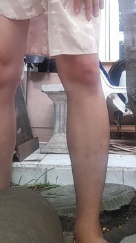 새틴 파자마 드레스 페티쉬 크로스드레서 자위 정액 2부