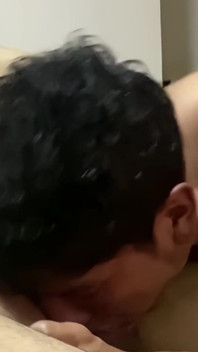 While His Boyfriend Isn’t Watching, He Gets on His Knees and Swallows It All Like My Bitch