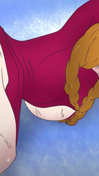 Anna s-a futut în zăpadă! Desene animate hentai congelate anime