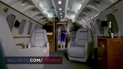 Žhavý sex v soukromém letadle