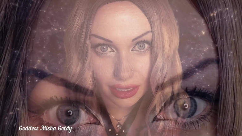 Goddess Misha Goldy: Okouzlující ASMR a oční kontakt! Obléknu tvou Mentální cudnost! JOI