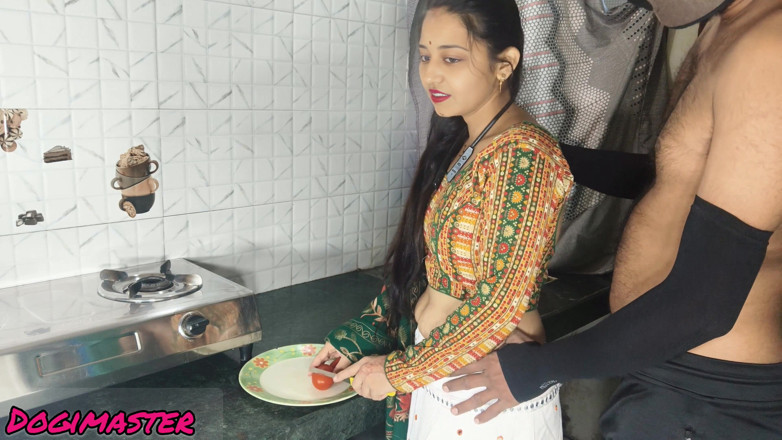 Neeta: Hot Indian Couple Enjoy in Kitchen Desi Couple Having Sex...