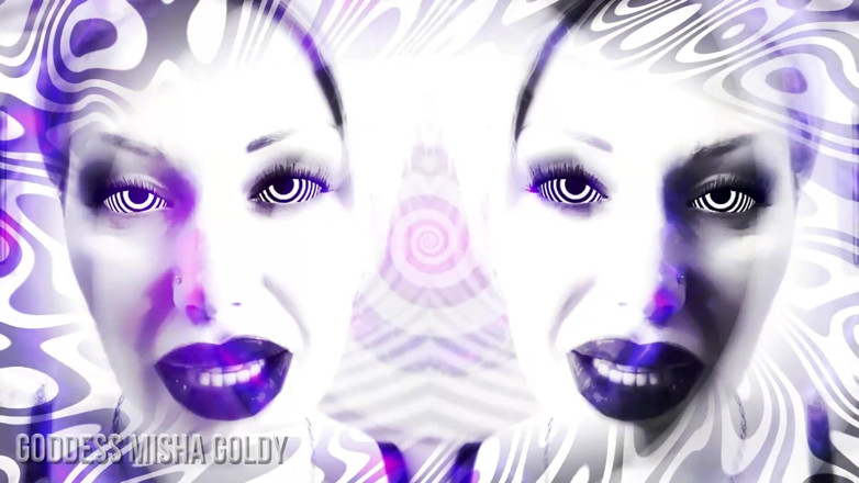 Goddess Misha Goldy: Only my spiraling eyes, only porn, only jerking and gooning!