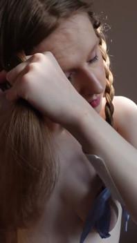 Ich Kääme Meine Haare Und Gebe Es Zöpfe