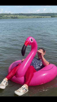 Yes, I’m Really Floating Around in Leggings