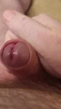 Daddy Lies Down and Jerks His Cock Until He Orgasms Loves to Play with His Cock While I Watch.