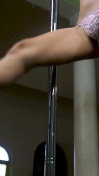 Stripping on a pole is such a turn on