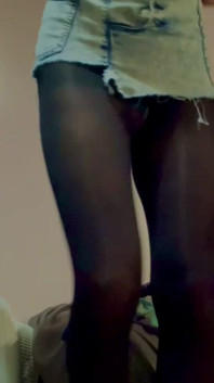 Me Showing of My Sexy Legs in Pantyhose’s