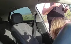 Pregnant Slut Fucked on a Backroad