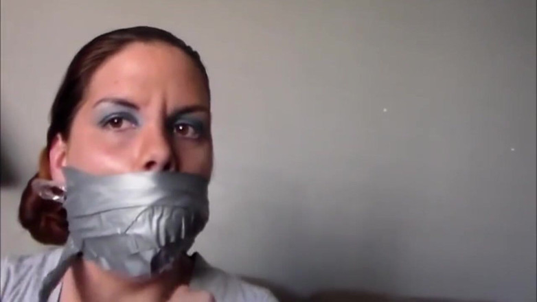 Selfgags classic: Шкарпетка задушлива розмова кляпом!