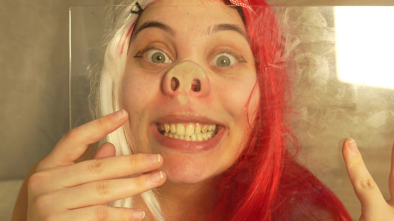 AmayaMori: ピッグノーズチャレンジ - グラス視点の楽しみ