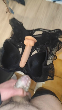 Solo Masturbation in Lingerie