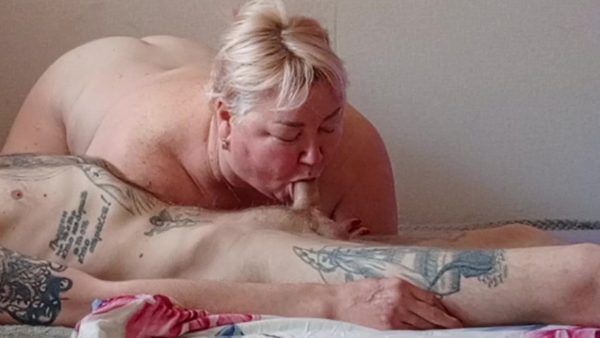 My Stepmom Caught Me Jerking off My Cock and Started Sucking It Until I Came in Her Mouth (Sweet July)