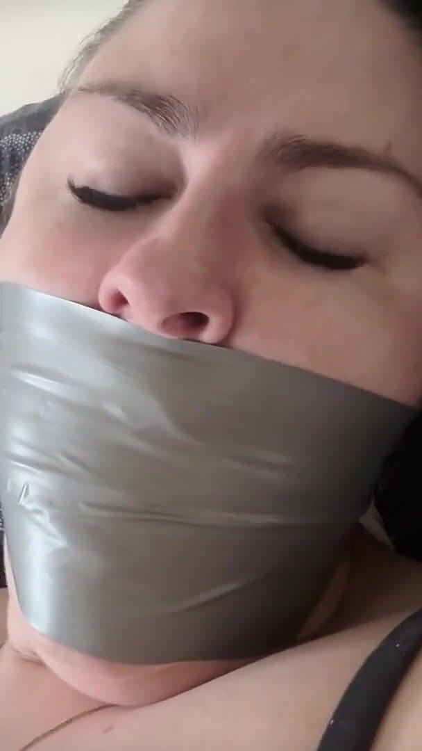 Lacey BBW Bondage: Lacey - Self Gag Fun and Orgasms After Gym Part 2