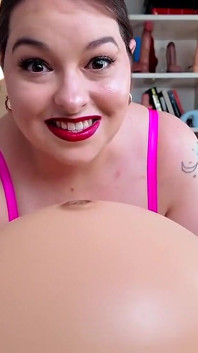 Step-mommy's Growing Boy Gets Fed & Fucked - MILF Sydney Screams Feeds Step-son Fatter and Kisses Big Growing Belly Before Filli