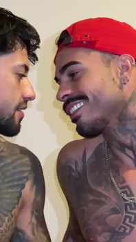 Azael Maluma Fucks Tatted Papi Bareback Hung Papi