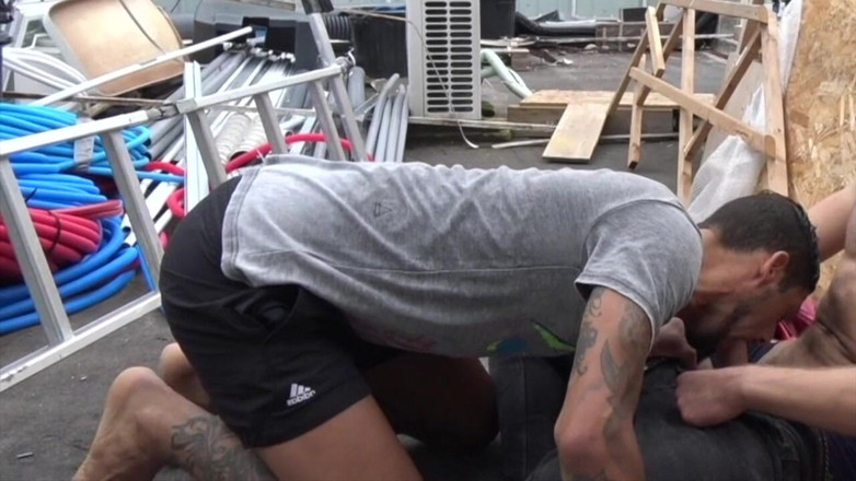 GAY USED RAW BY STRAIGHT BOY CURIOUS: エセトバはまっすぐな前足先に犯される