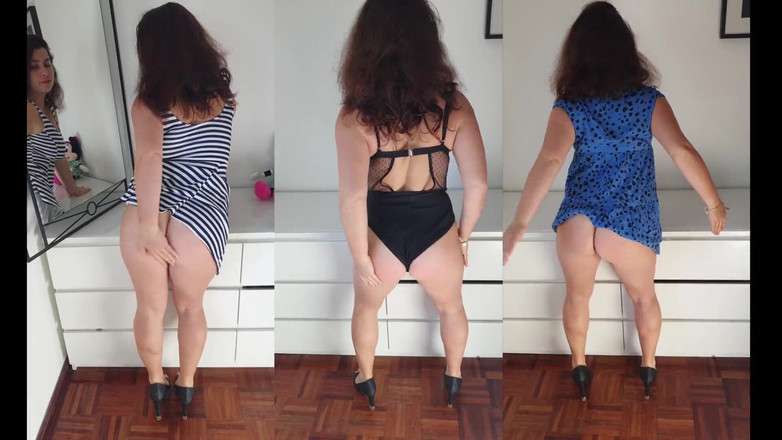 ExpressiaGirl: Trojité fackování a twerking velkého šťavnatého zadku milfky)