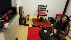 DOMINATRIX6: Deri çuvalda lave bölüm 1 - orta yaşlı seksi kadın bağlı yarağı azdırıyor...