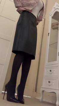 Green Dress Striptease