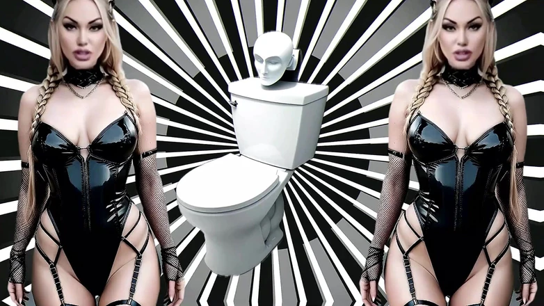 Goddess Misha Goldy: 自分のトイレの汚物を消費する