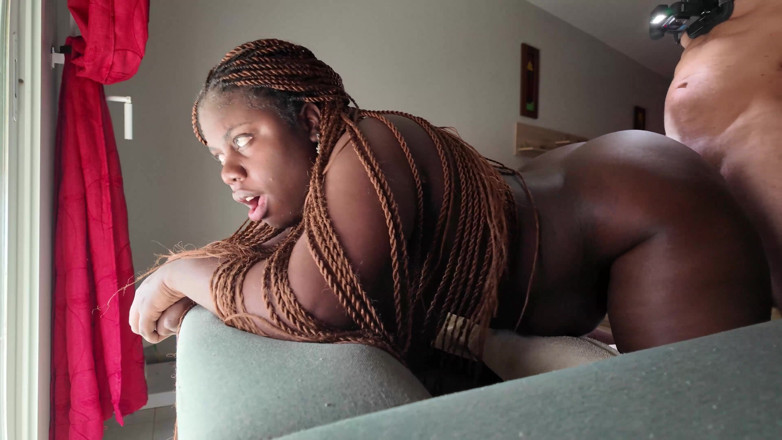 Bam-bulax: Fatty Black Pussy Dogged and Creampied
