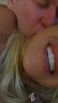 Shaved Pussy Grinding on Stiff Cock