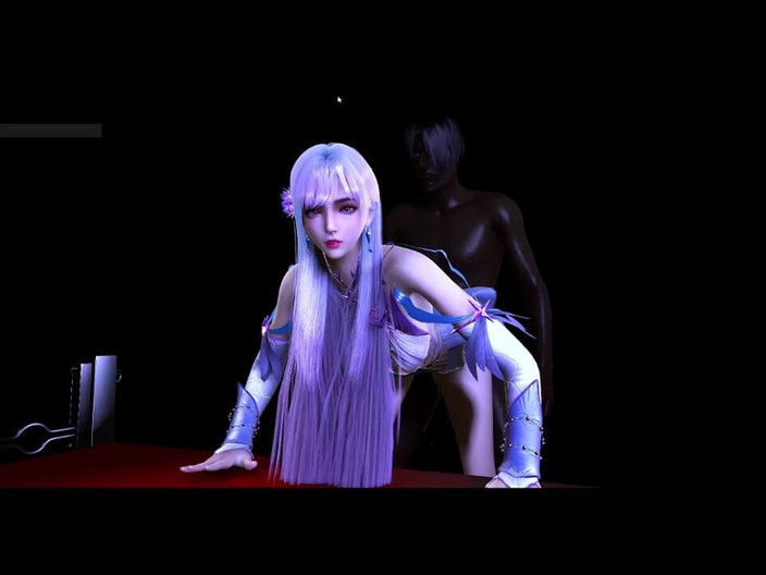 X Hentai: 3D schoonheid verleiding: Godin Glow Supreme - 3D-animatie Hentai