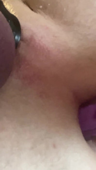 Huge Dildo in Wet Ass