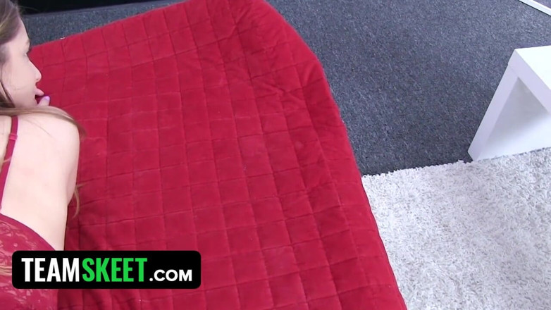 Team Skeet: Perfect big tits teen makes him cum fast - POV amateur
