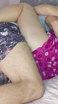 My Stepsister Gives Me an Erection When She Hugs Me While We Share a Bed
