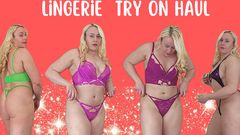 Michellexm: Lingerie try on haul with Michellexm