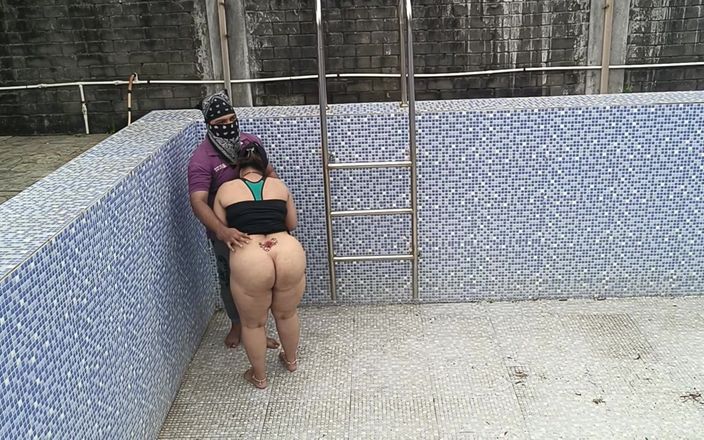 Telugu-fuckers: Indiska Telugu romantiska par njuter av sugande doggy style hard-core...