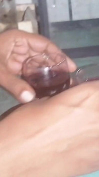 Father in Law's Gigantic Dick Hangs Out Under His Sarom for Step Daughter