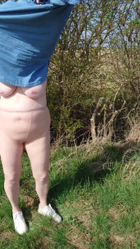 Caught in Tights During Striptease