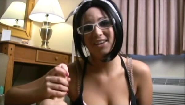 Solo Austria: Samantha`s jerk off instructions and small penis humiliation with dildo...
