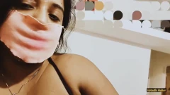 Desi Indian Big Boobs Stepmom Riding on Stepson.