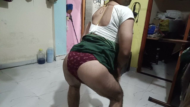 LovedSunsine1990: I Massaged My Penis While Wearing My Wife's Blouse.