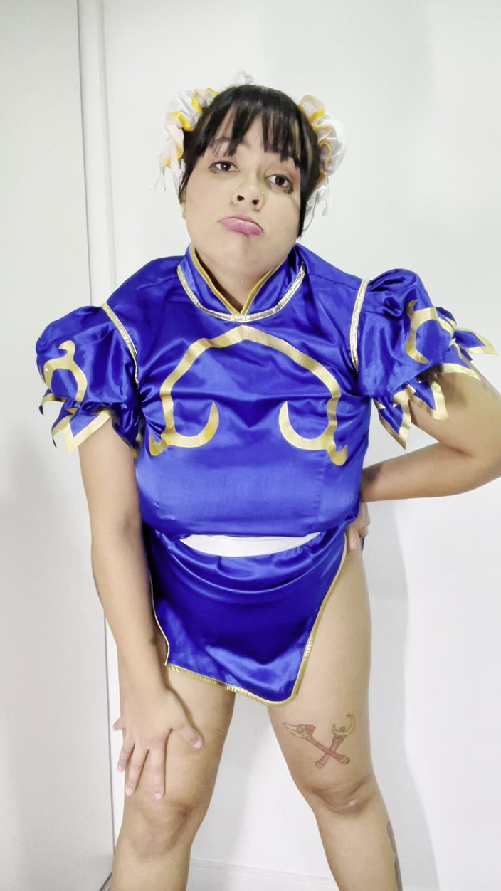 Cutiepiie Chubby: Awek montel Chun-li tidak boleh berhenti kentut