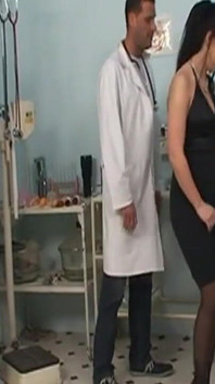 Mature Brunette MILF Takes Doctor Deep in Exam