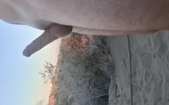 Walking Naked an Cumming in the Dunes of Maspalomas