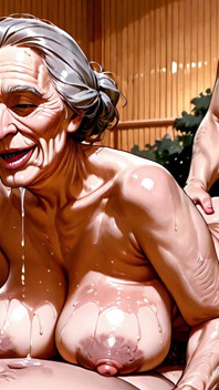 Гарячий старий мультфільм Granny Gangbang Ai Fun 2026