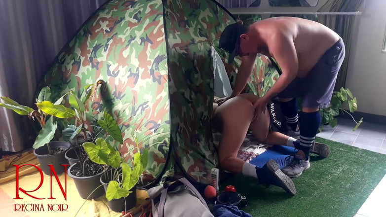Regina Noir: Sex in Camp. a Stranger Fucks a Nudist Lady in...